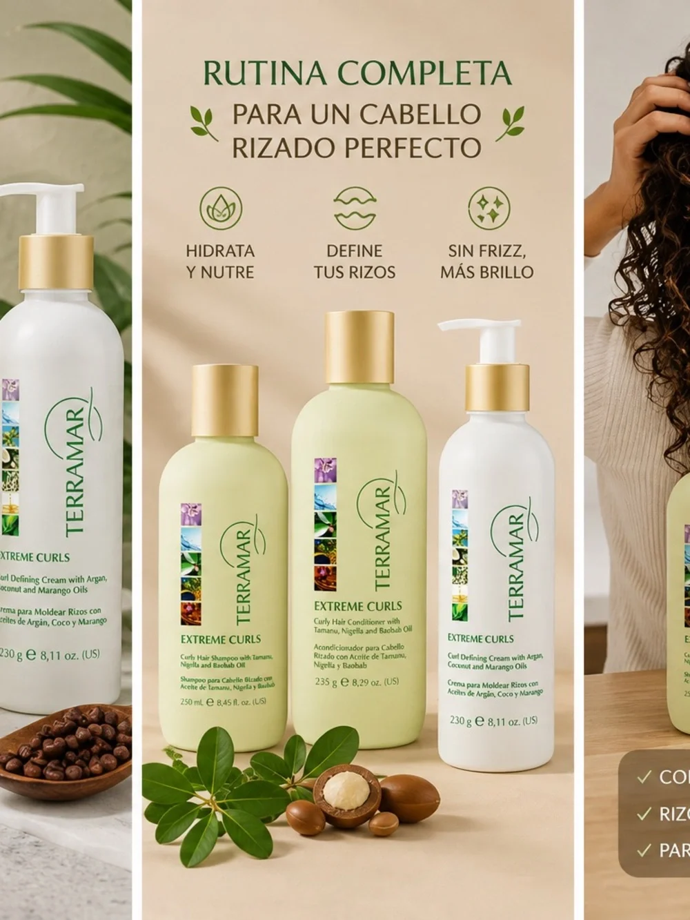 Extreme Curls Hydrating Curl Cream — Green